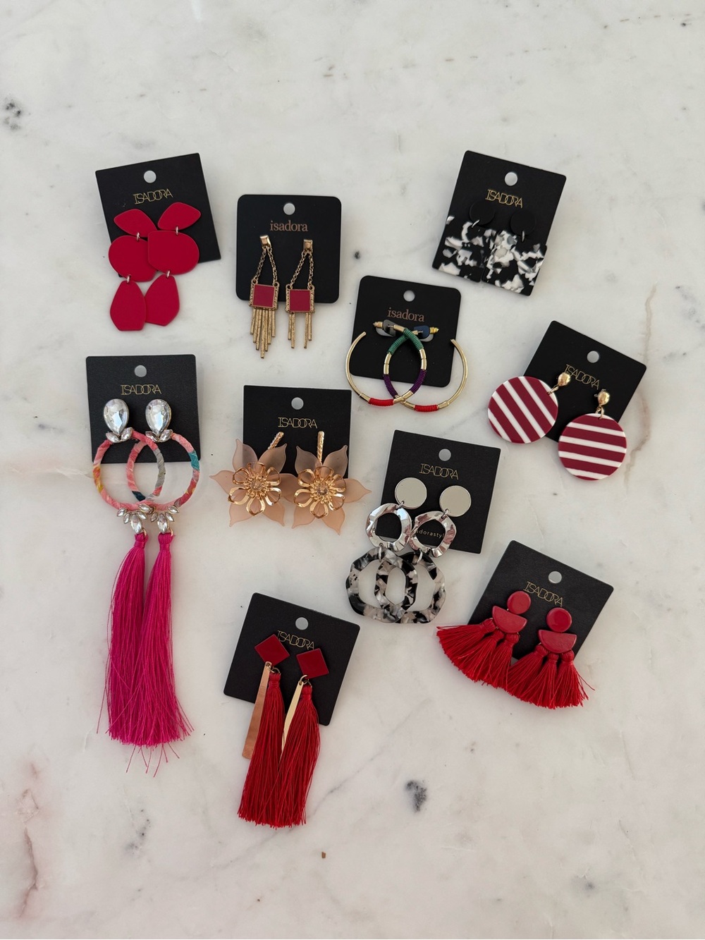 Mix of Women’s Drop Earrings - Costume Jewelry